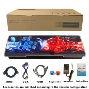 3D Arcade Game Box with 26,800 Retro Games, HD Display, and Joystick Control 3