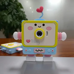 Children’s Cartoon Robot 1080P HD Digital Video Camera with Silicone Case 2