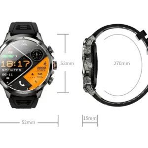 Android 4G Smart Watch H19 with SIM Card Slot, HD Video Call, 1.75-inch AMOLED Screen, Rotatable Camera, and Wi-Fi Connectivity 2