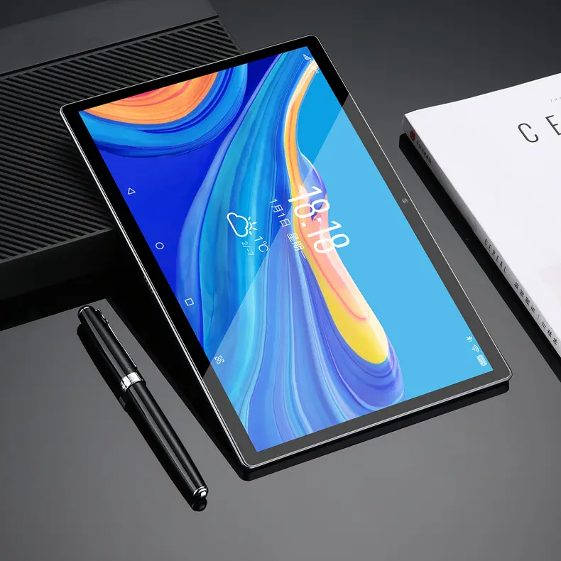 High Quality 10.1 Inch Tablet PC with 4G LTE, Wi-Fi, 4GB RAM, and 128GB Storage