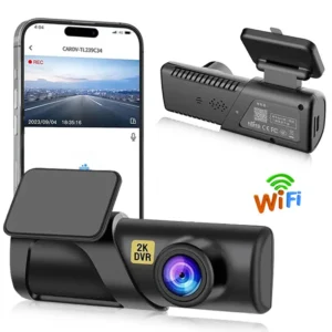 2K Dash Cam Recorder with GPS, Wi-Fi, and Loop Recording 2