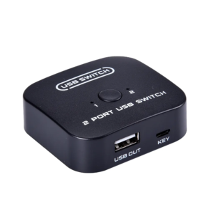 2-Port USB Sharing Switch – Desktop Controller for Printer and USB Devices 3