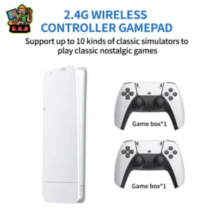 Portable TV Video Game Console with 4K Resolution, 20,000 Games, and Wireless Controller 3