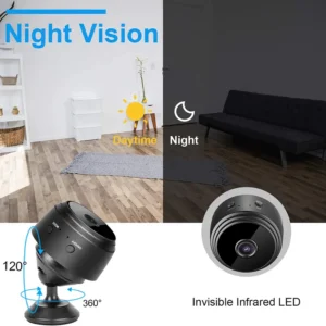 1080P Mini WiFi Surveillance Camera with Night Vision 1