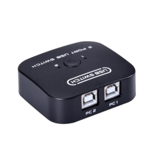 2-Port USB Sharing Switch – Desktop Controller for Printer and USB Devices 1