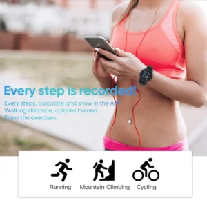 Fit Circle Smartwatch for Boys and Girls – Waterproof Smart Sensor Bracelet 3