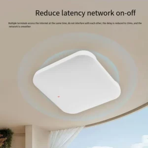WiFi 6 Dual-Band Ceiling Wireless Access Point with Long-Range Wireless Bridge and PoE Support 2
