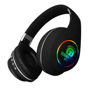 Wireless Over-Ear Headphones with Noise Cancelling & LED Display 1