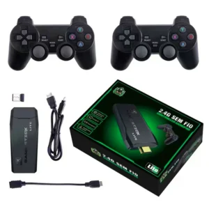 Portable TV Video Game Console with 4K Resolution, 20,000 Games, and Wireless Controller 2