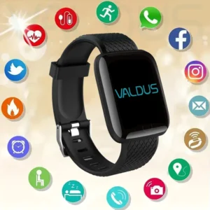 Smart Watch for Men and Women – Waterproof Heart Rate Tracker, Blood Pressure & Oxygen Monitor 1