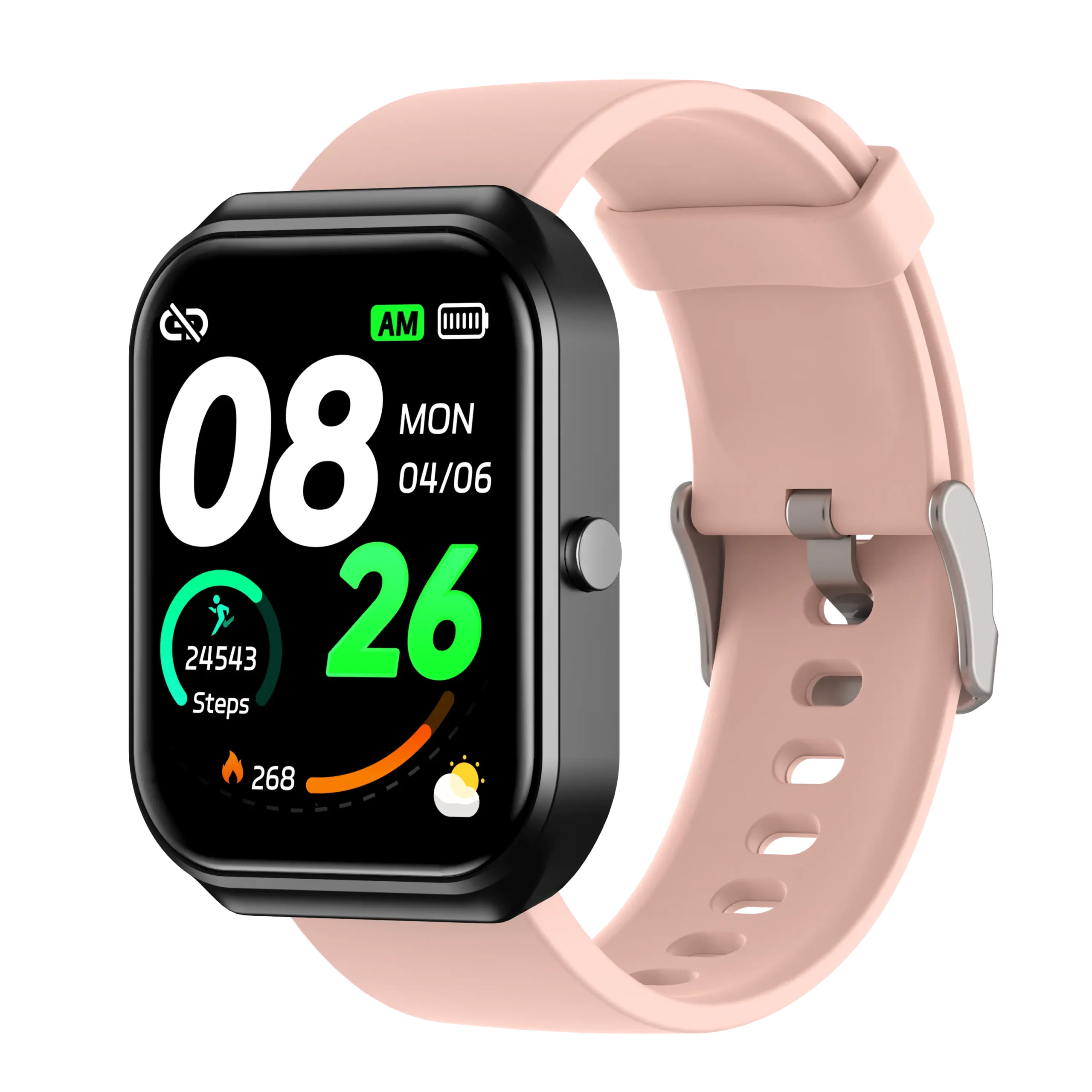 1.95-inch Touchscreen, Heart Rate, Blood Pressure & Sleep Monitoring, IP67 Waterproof, Multi-Function Fitness Tracker