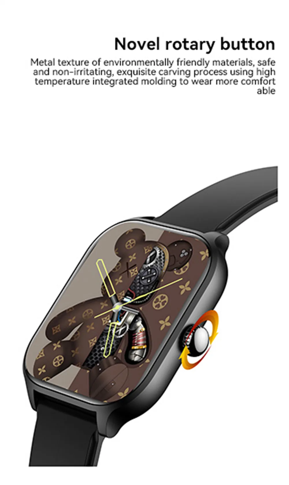 Pro 2.01 Inch Smartwatch – Bluetooth Calling, Sports & Fitness Tracker for Men and Women