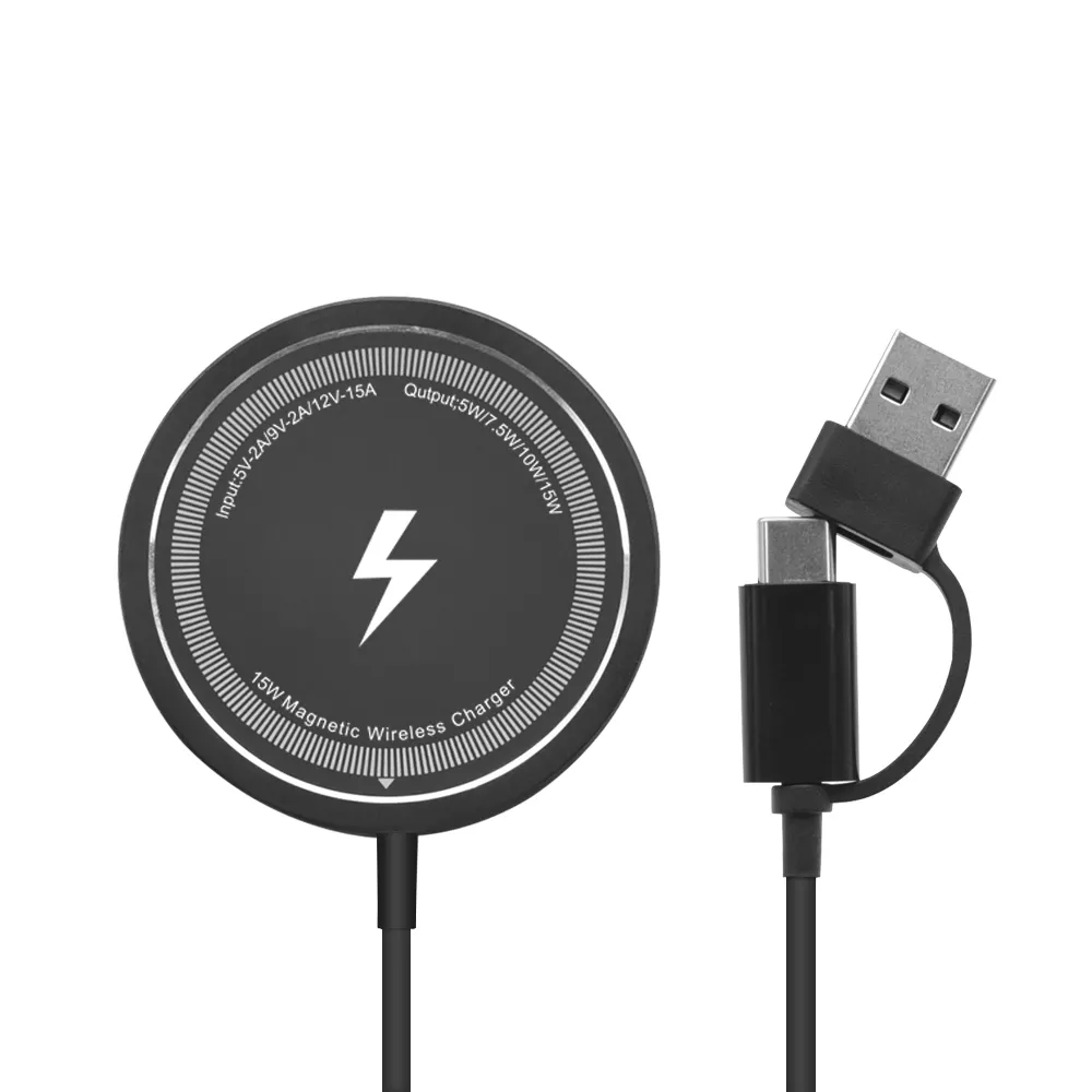 15W Fast Charging Strong Magnet Wireless Phone Charger
